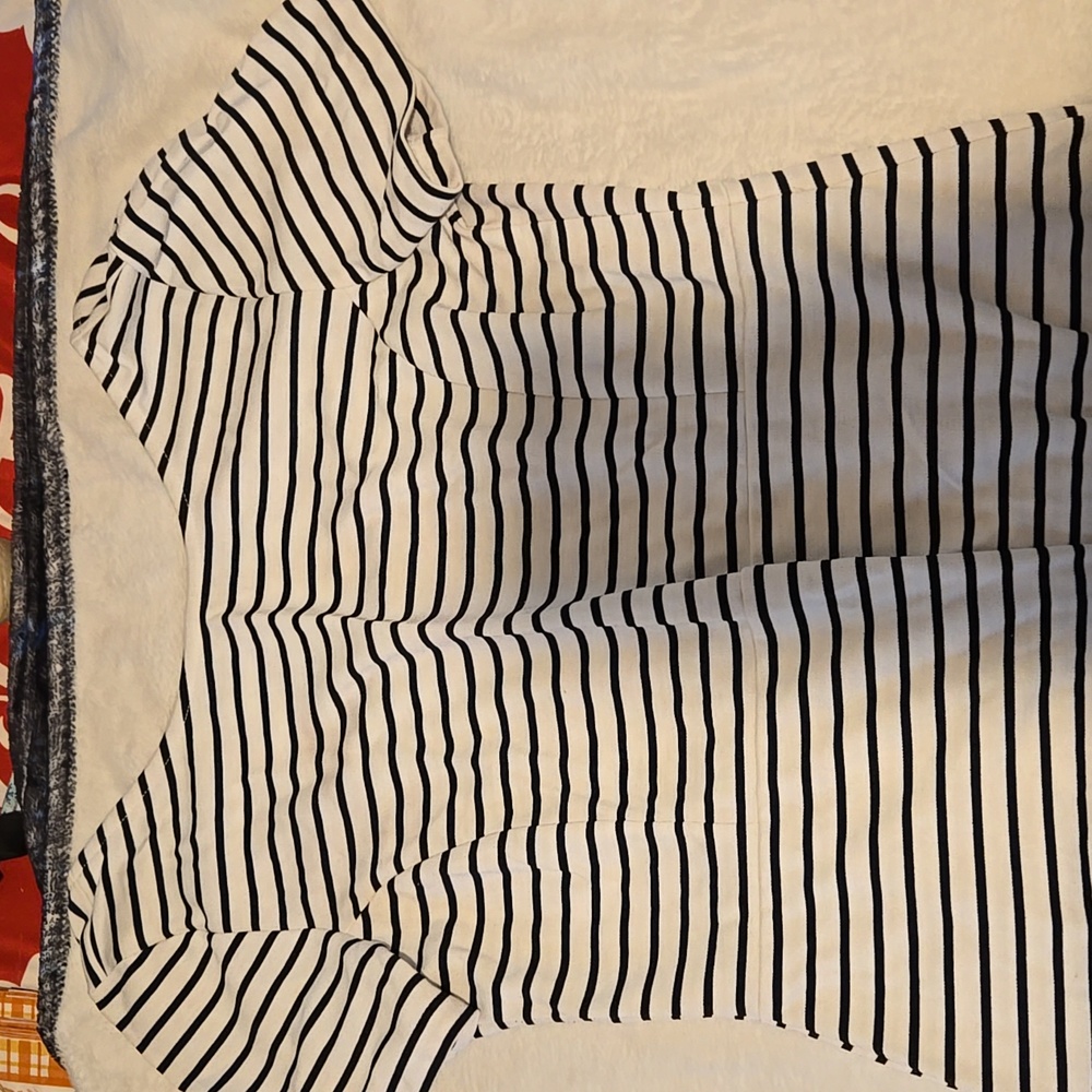 Black stripe dress